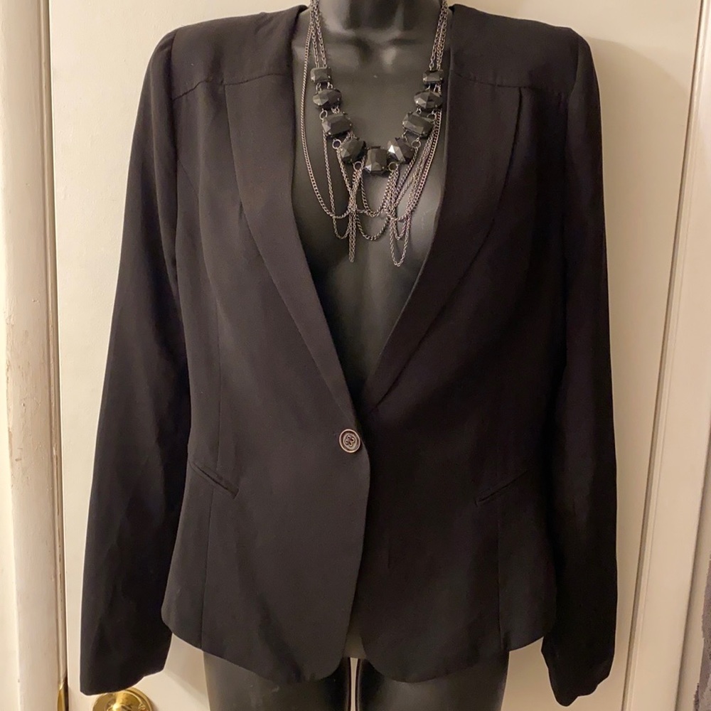 Cage Back Blazer